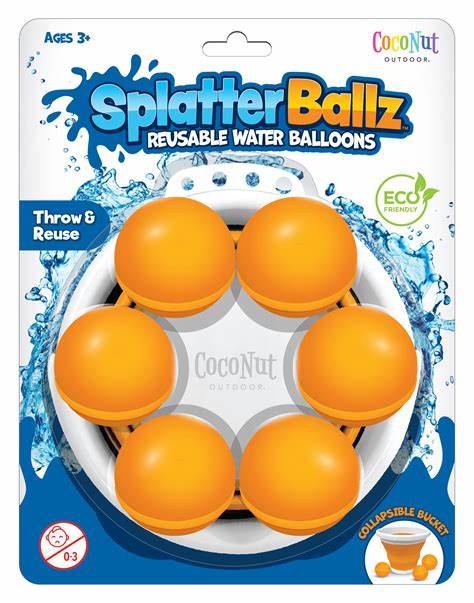 SplatterBallz Reusable Water Balloons Battle Kit