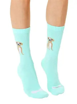 Dog 3D Crew Socks - Adult