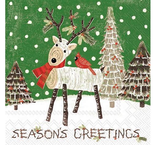 Winter Cocktail Napkins