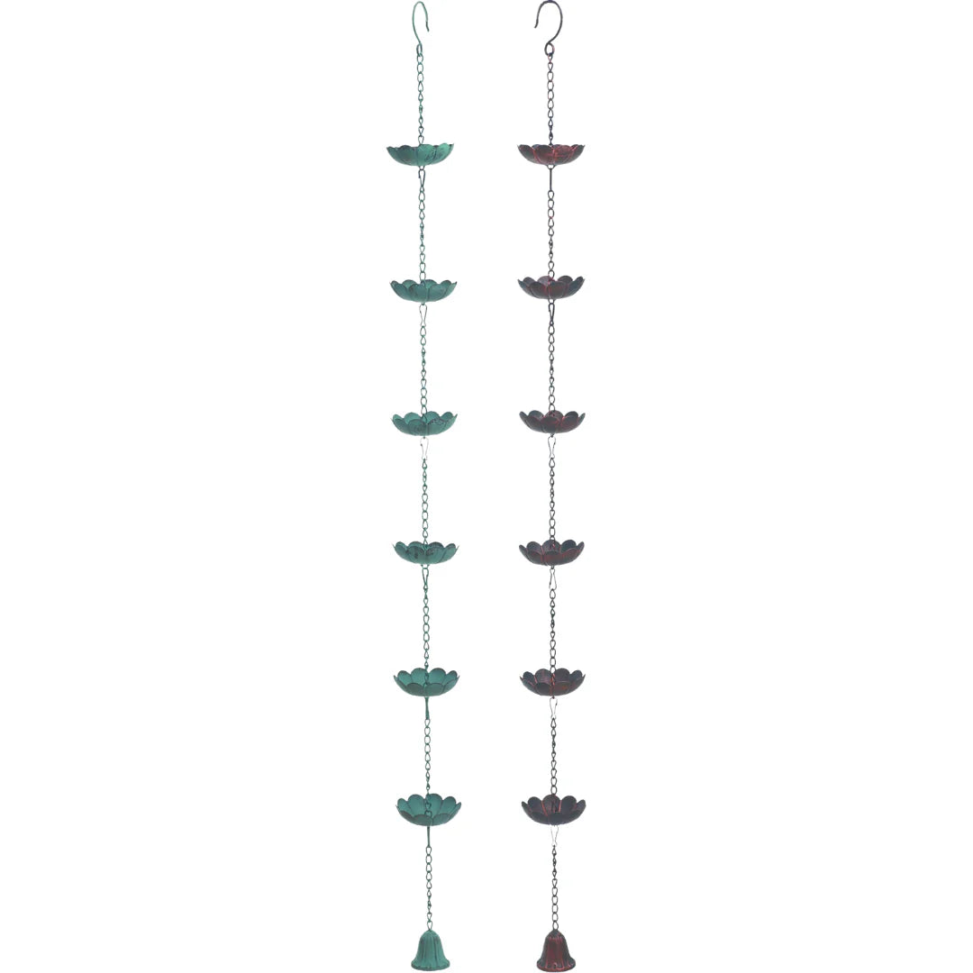 Metal Flower Rain Chain