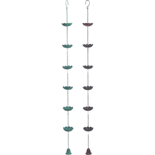 Metal Flower Rain Chain