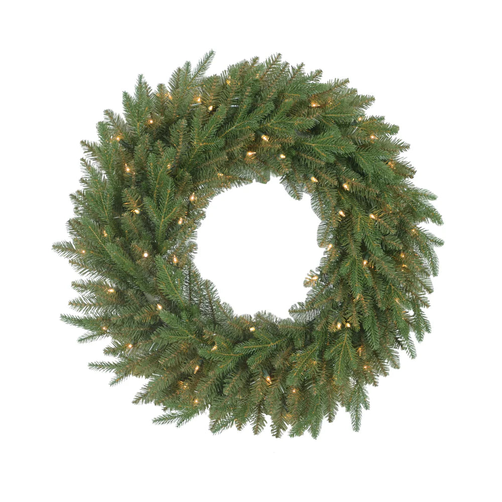 24" Balsam Collection PE/PVC Mix Wreath 50 Ul WW
