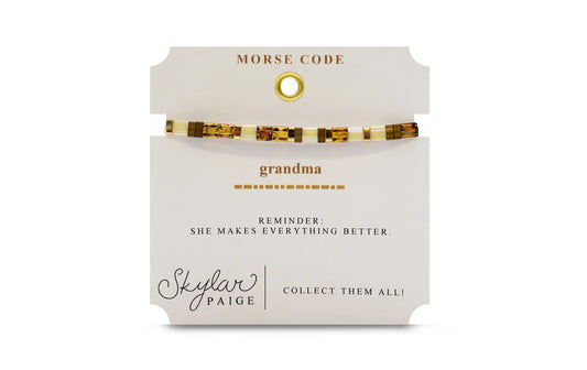 Morse Code Beaded Bracelets
