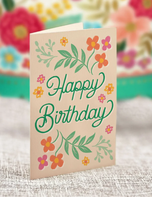 Blooming Birthday Cake Pop-up Card
