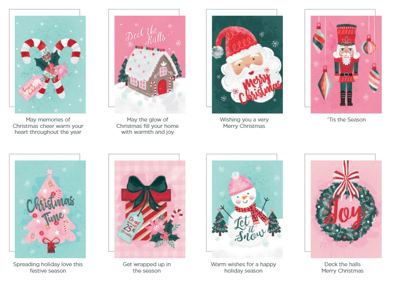 Candy Shoppe Boxed Christmas Cards