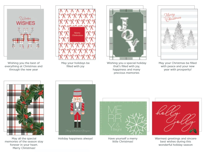 24 Pc Wonders of Winter Boxed Cards