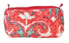 Zip Pouch w/ Interior Pockets & Coating, 6 Styles