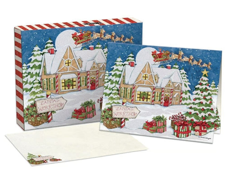 Santas Workshop Boxed Cards