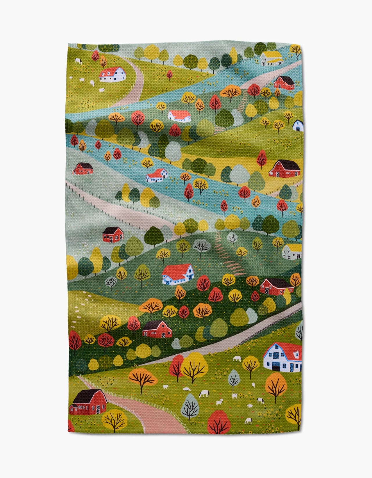 Fall Geometry Towels