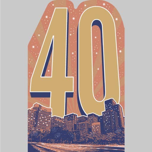 40th Birthday Milestone Card