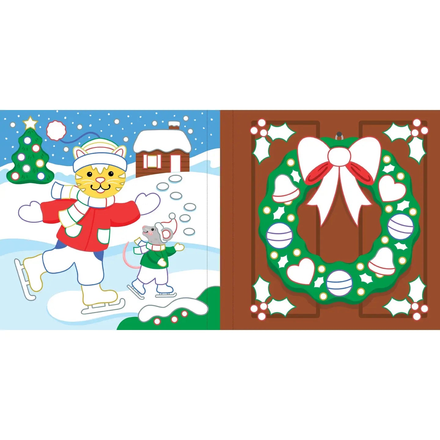 Color-By-Foil Sticker Book -- Christmas