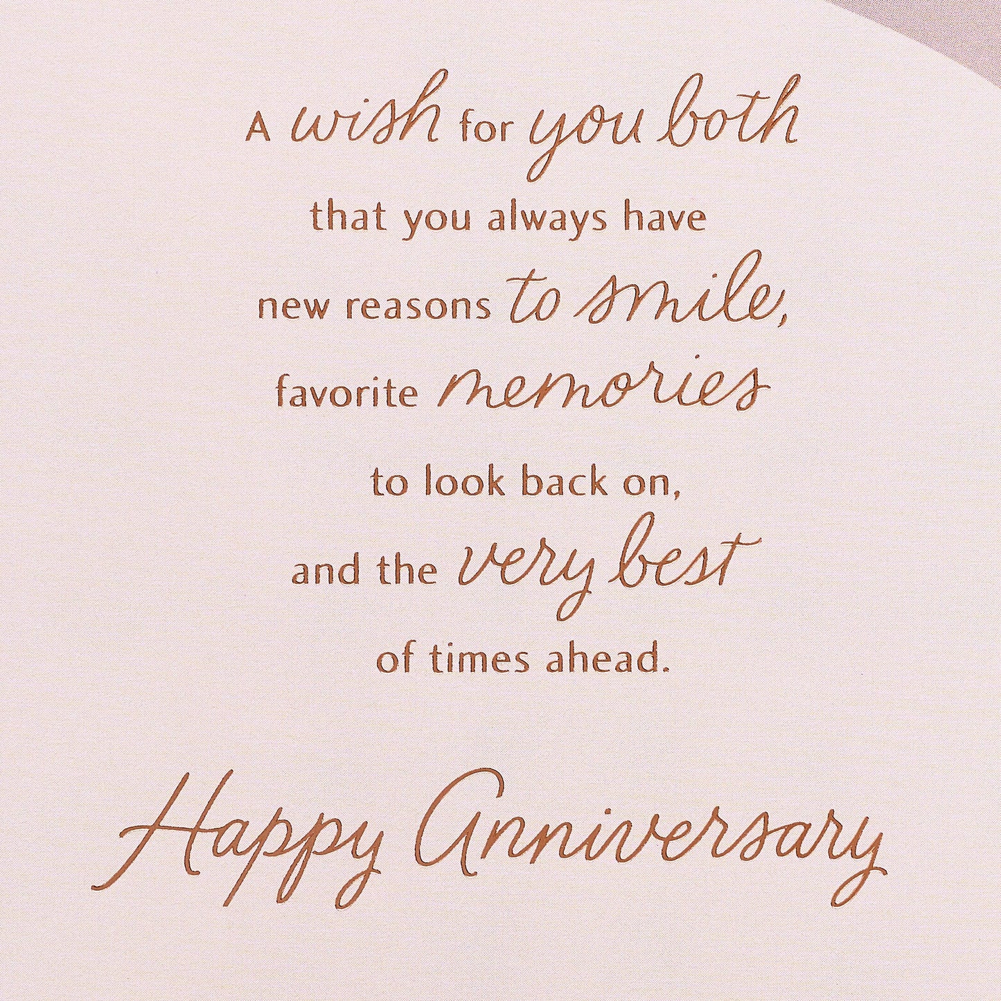 Anniversary Greeting Card – Elegant Hearts Anniversary Card