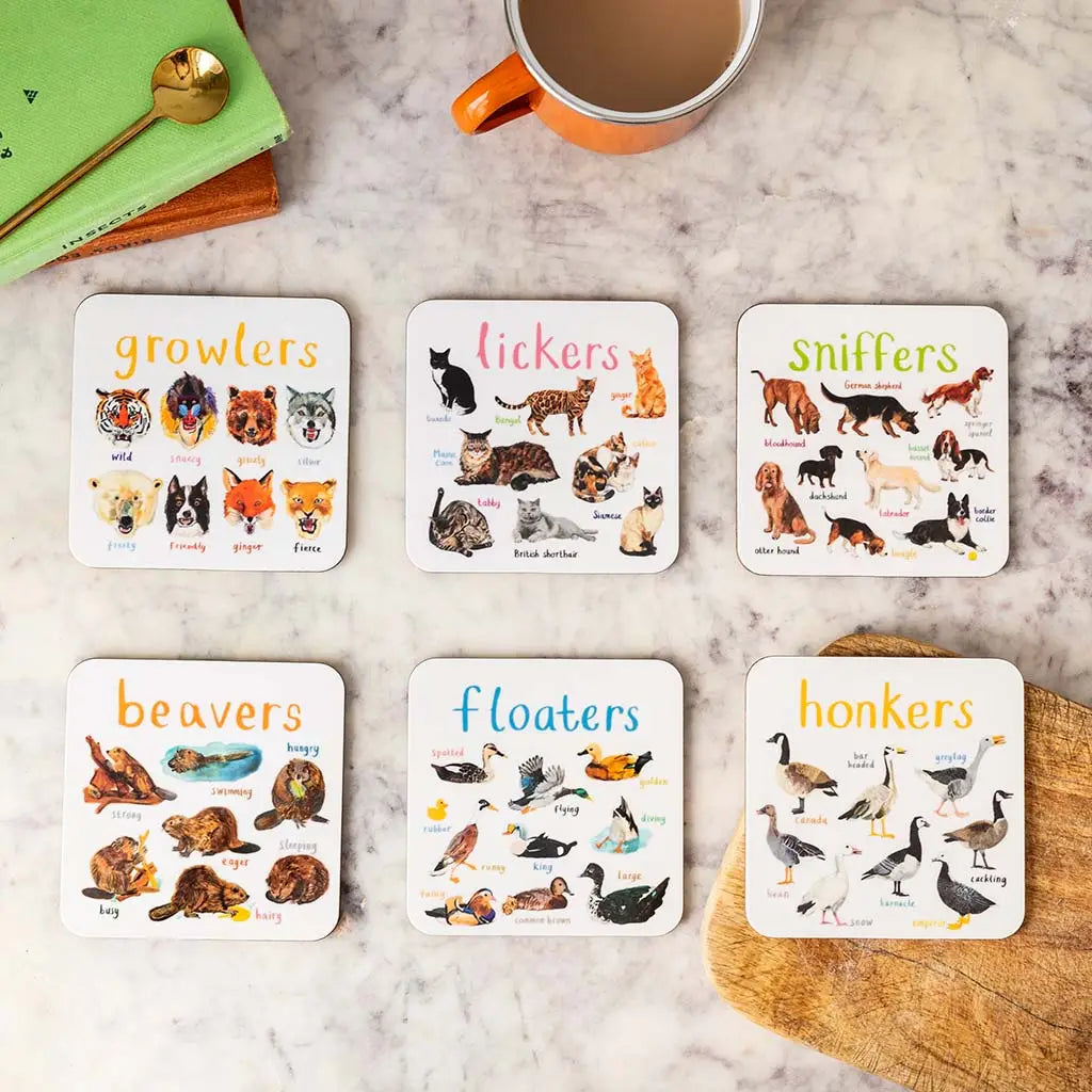 Wild Pun Coasters