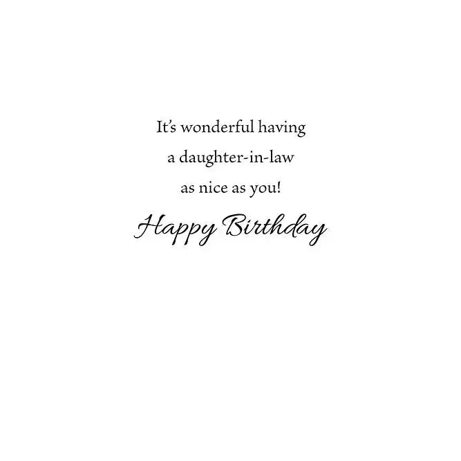 Daughter-in-Law Birthday Card