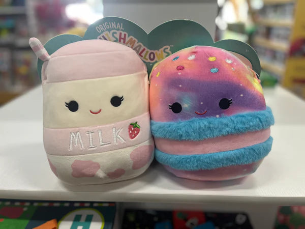 Squishmallow Amelie the Strawberry Milk and Amandine the Macaron Perfect Pair Plush Toy