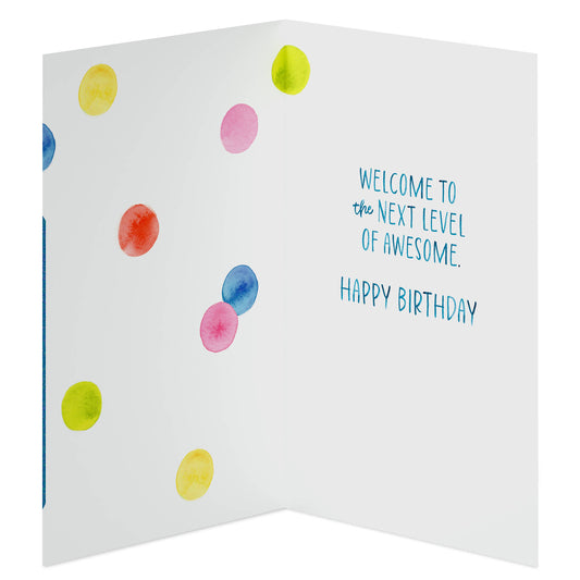 30th Birthday Card for Anyone (Colorful Dots)