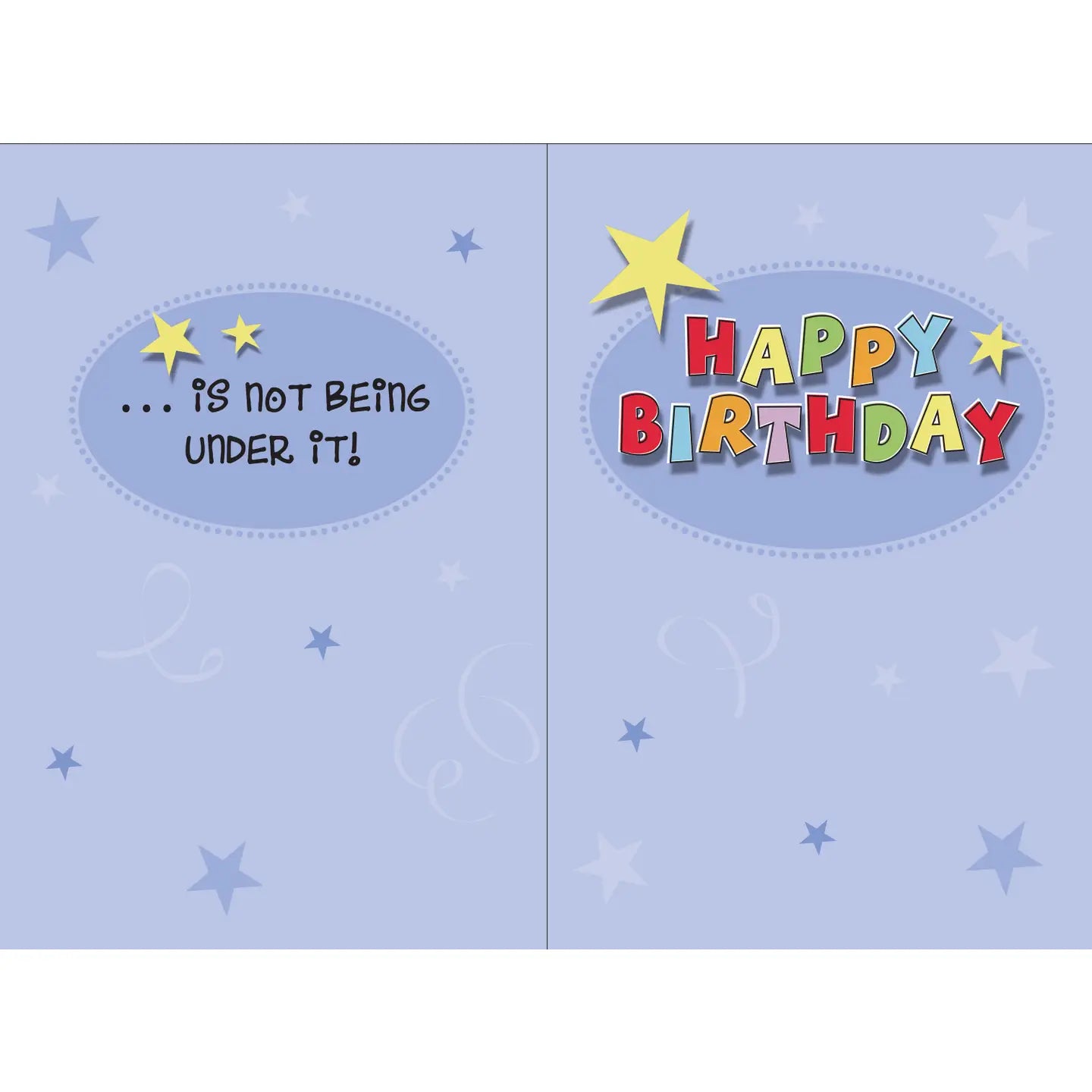 Jumbo Birthday Card Over the Hill