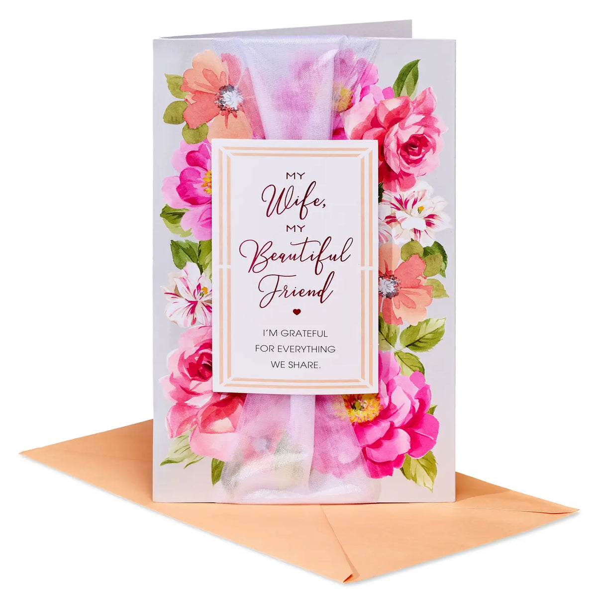 My Wife My Beautiful Friend Anniversary Card