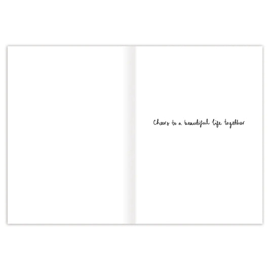 Champagne Anniversary Card