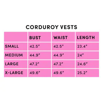 Corduroy Puffer Vest