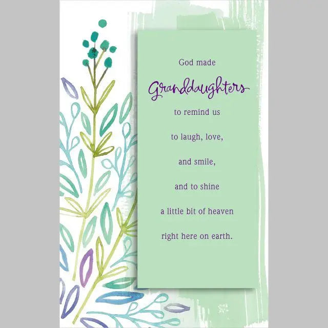 Granddaughter Birthday Card (Religious)