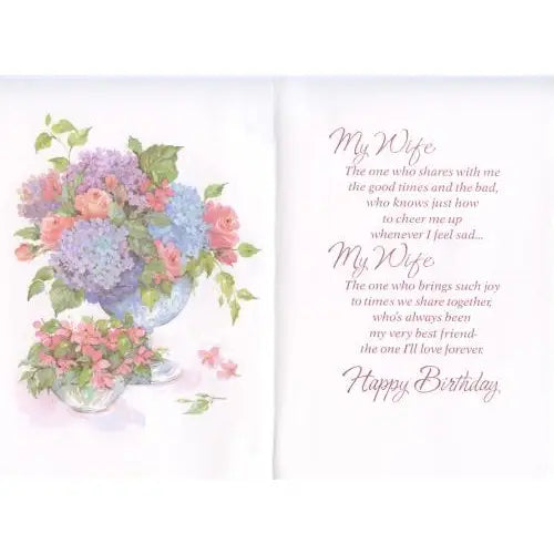 Wife Birthday Card