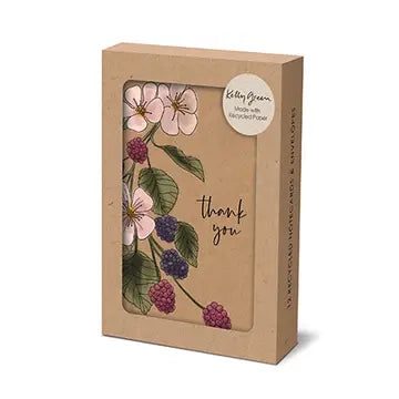 Blackberry Thank You Notes Box