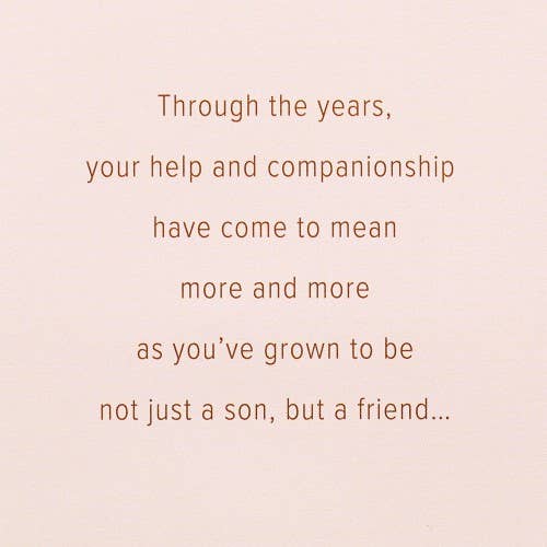 Son Birthday Card