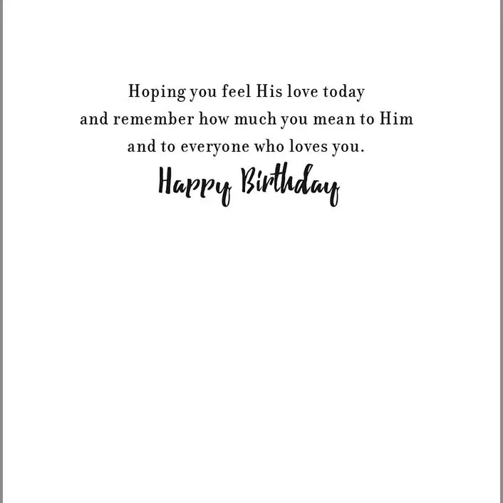 Celebrate the Day - Faith Birthday Value Card