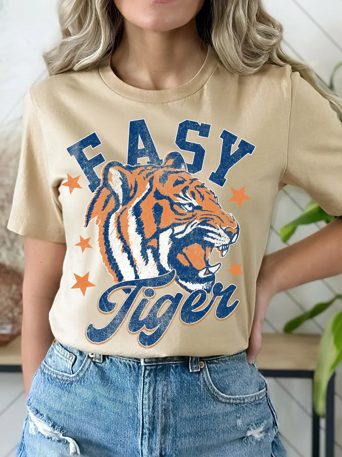 Easy Tiger Vintage White T-Shirt