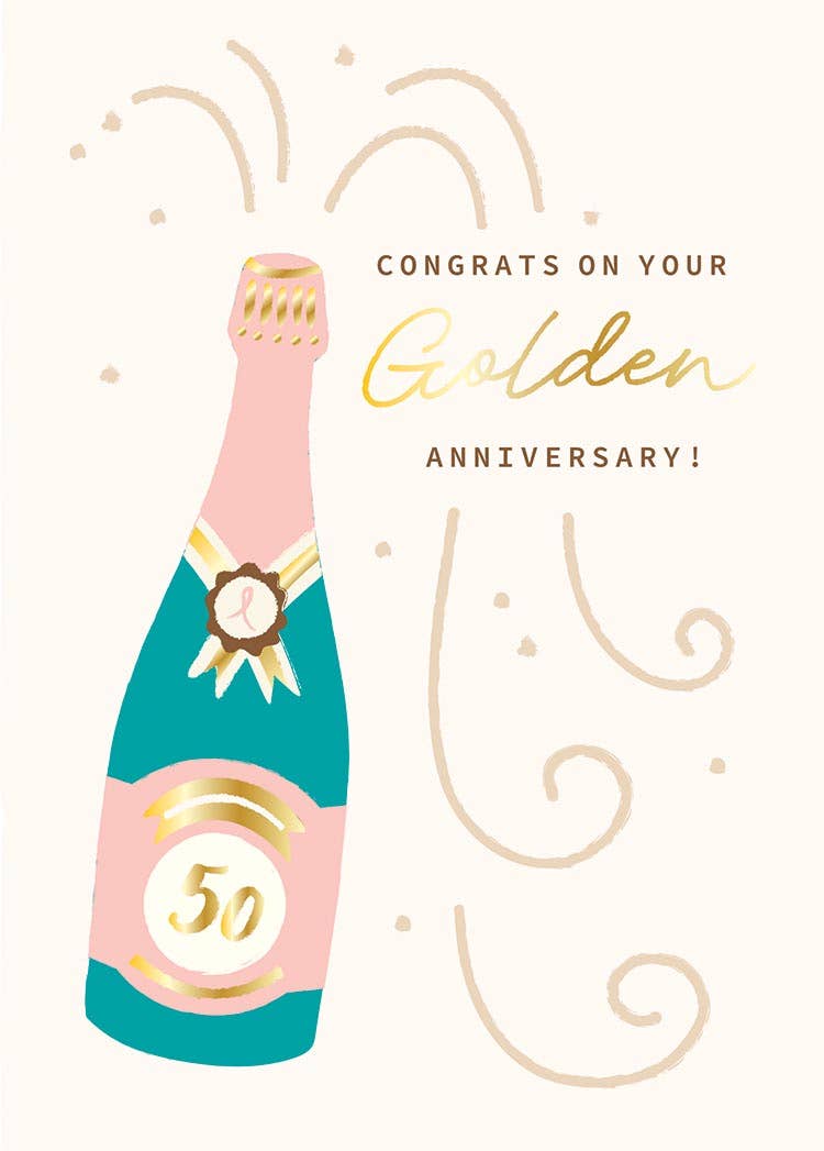 50 Years Together Anniversary Card
