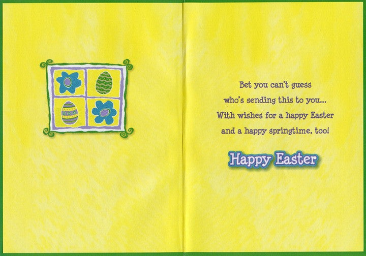 Eggs and Flowers: Secret Pal Easter Card