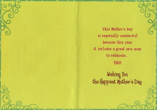 Bear Slippers: 1st Mother's Day Mother's Day Card