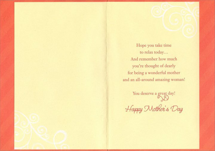 Juice Glasses and Straws: Thinking of You Mother's Day Card