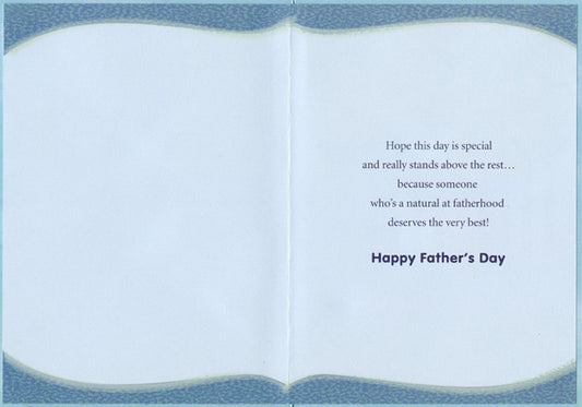 Sky Writing Airplane Father's Day Card