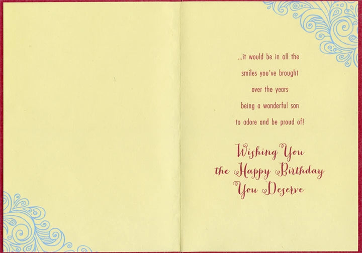 Son Birthday Card
