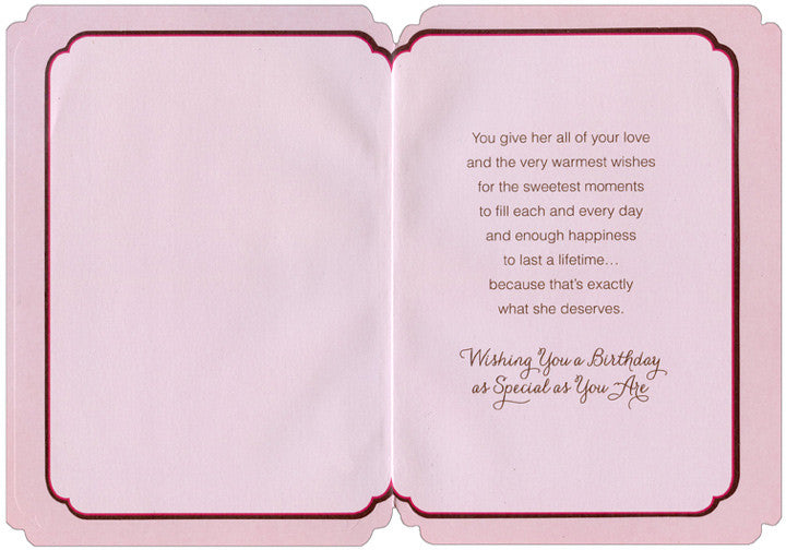 Like a Daughter Birthday Card