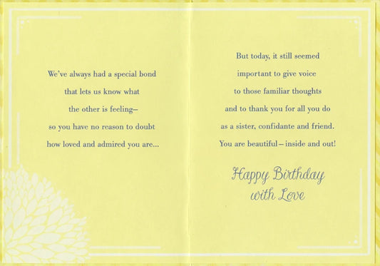 Sister Birthday Card