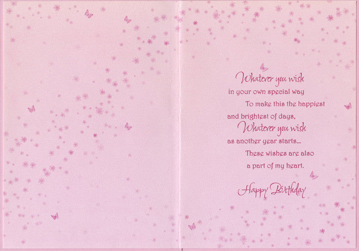 Granddaughter Birthday Card