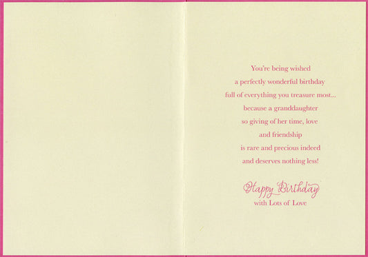 Granddaughter Birthday Card