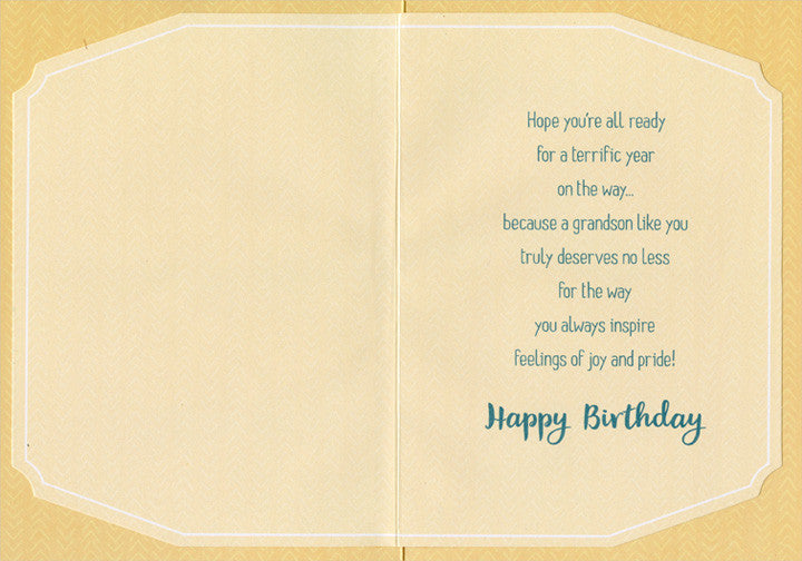 Grandson Birthday Card