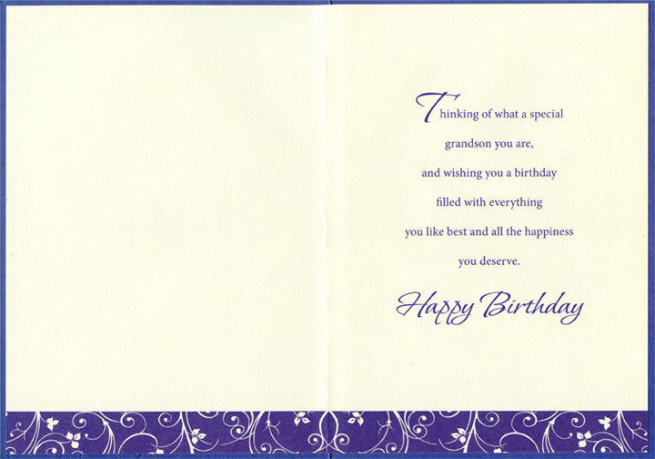 Grandson Birthday Card