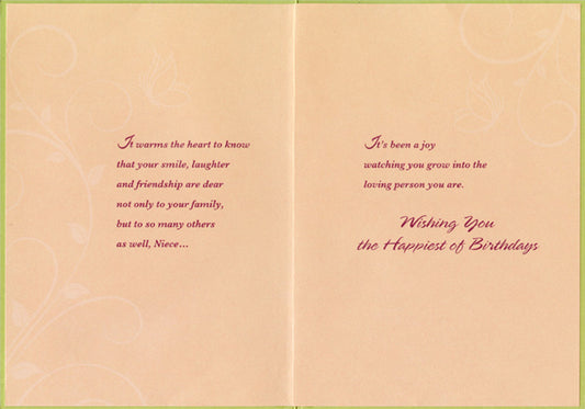 Niece Birthday Card