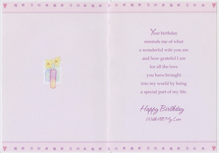 Wife Birthday Card