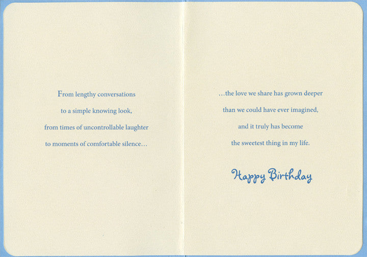 Sweetheart Birthday Card