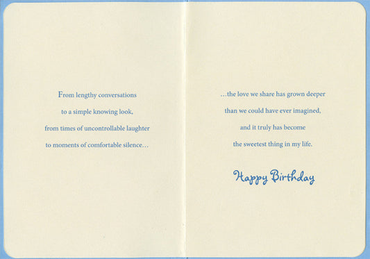 Sweetheart Birthday Card
