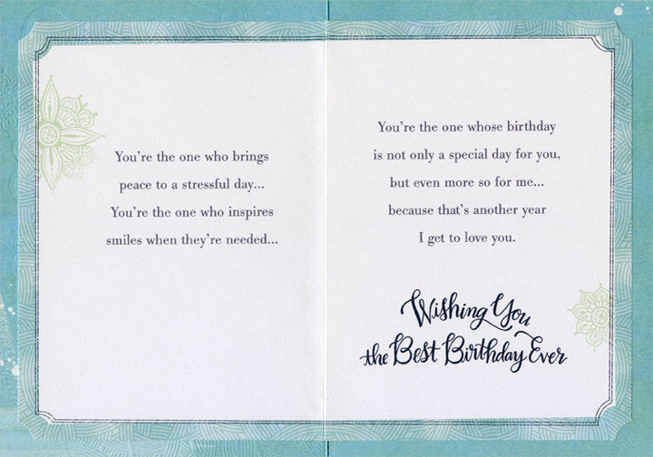 Birthday Card for The One I Love