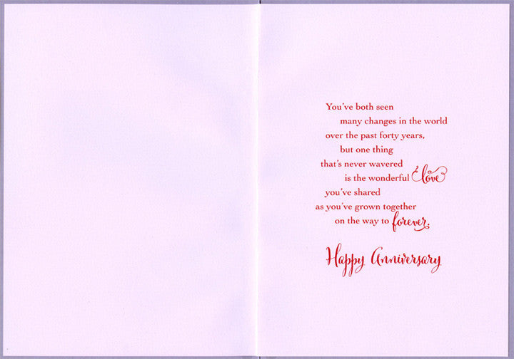 40th Anniversary Card