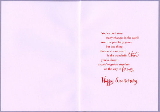40th Anniversary Card