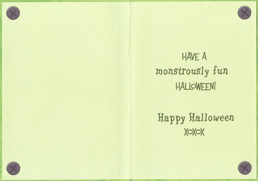 Young Grandson Halloween Card